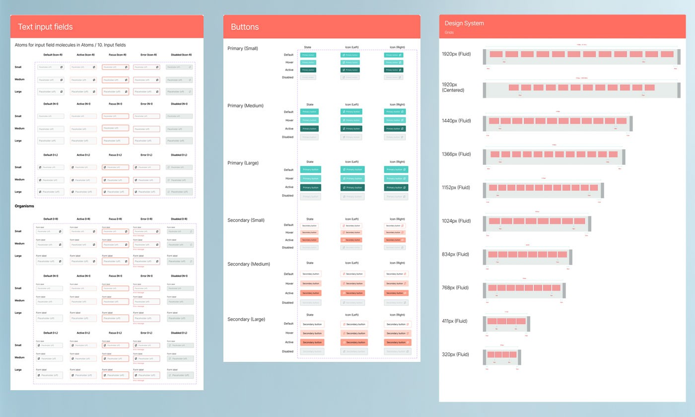 DS2 — token layers and developer handoff documentation