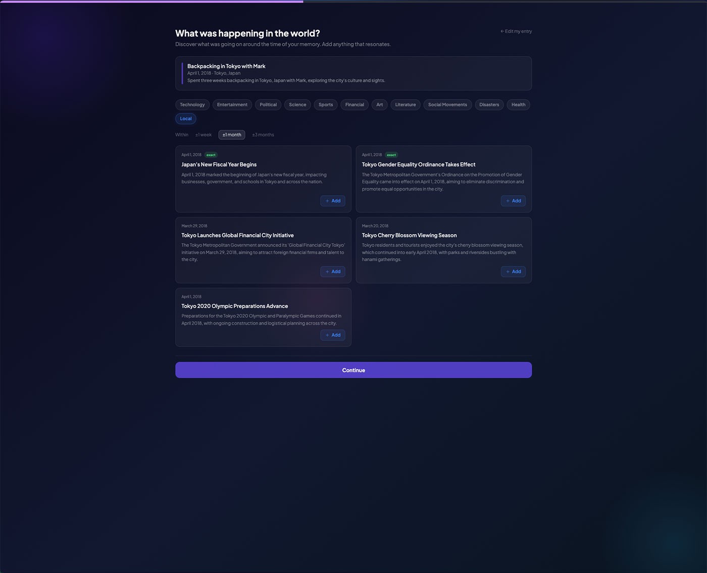 World context enrichment